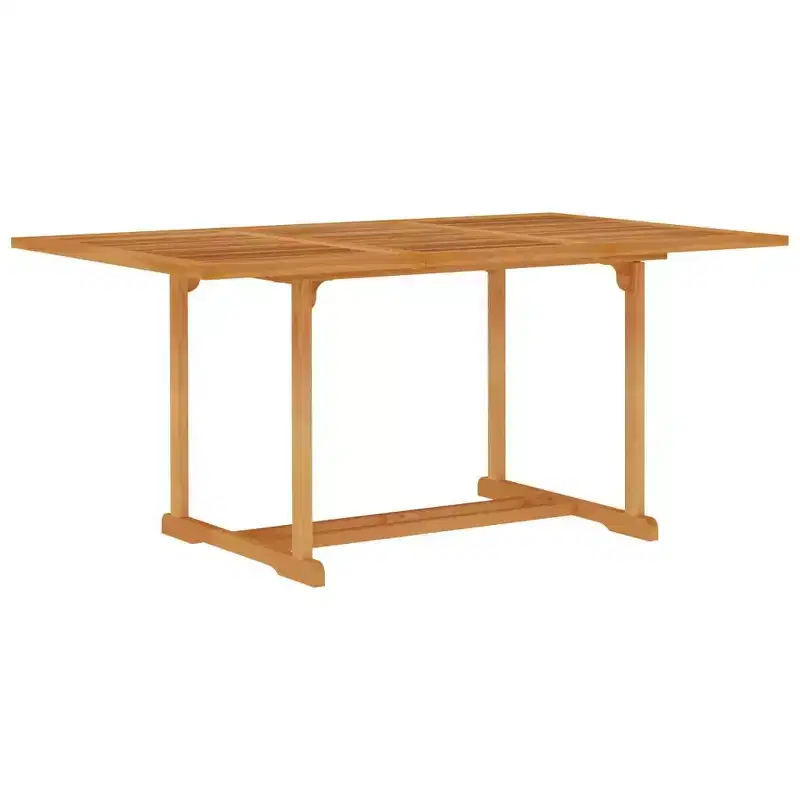 vidaXL Garden Dining Set Warm Brown Solid Teak Wood Medium