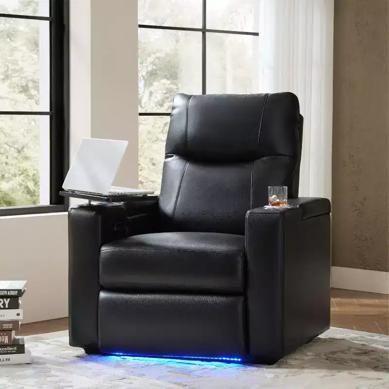 Genuine Leather Recliner Chair
