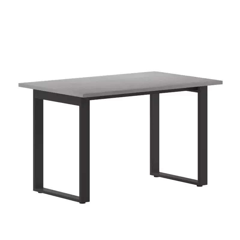Flash Furniture Redmond Commercial 48x30 Conference Table with 1 Thick Double Sided Laminate Table Top with PVC Edging and Heavy Duty U-Frame Steel Base