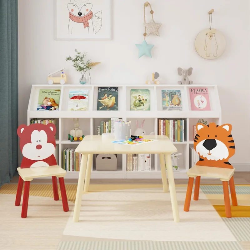 3 Pieces Toddler Table and Chair Set