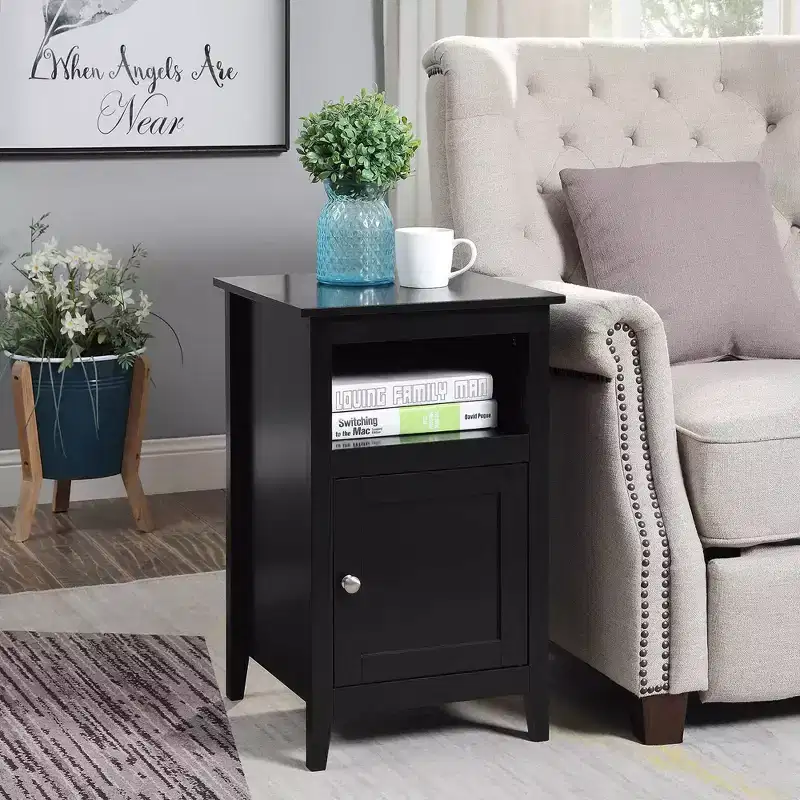 Designs2Go Storage Cabinet End Table with Shelf - Breighton Home