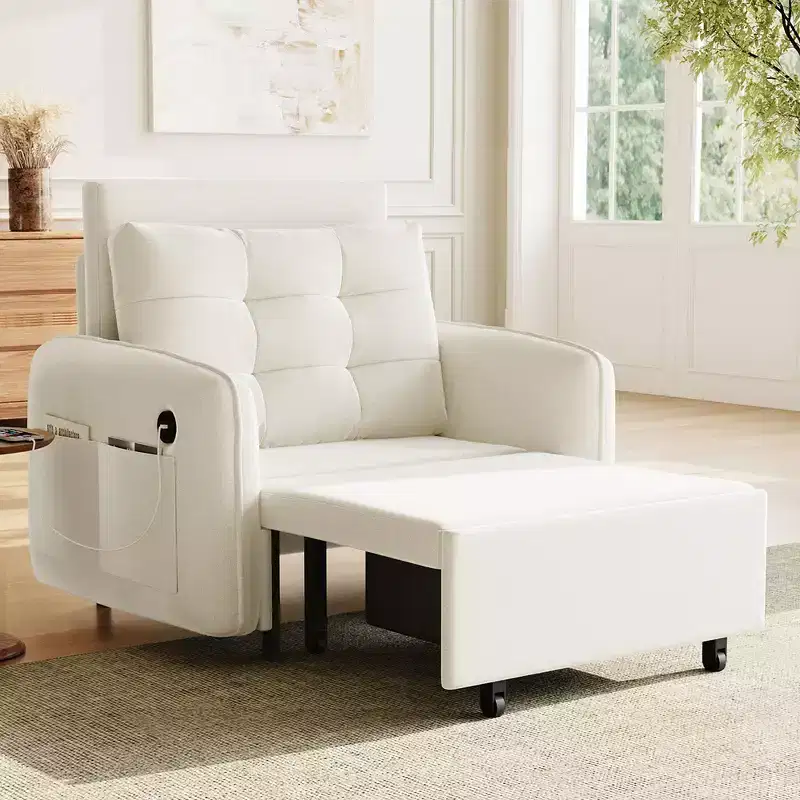 3-in-1 Sleeper Chair Bed, 80