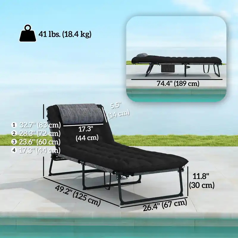 Folding Lounge Chairs, Reclining Tanning Chairs