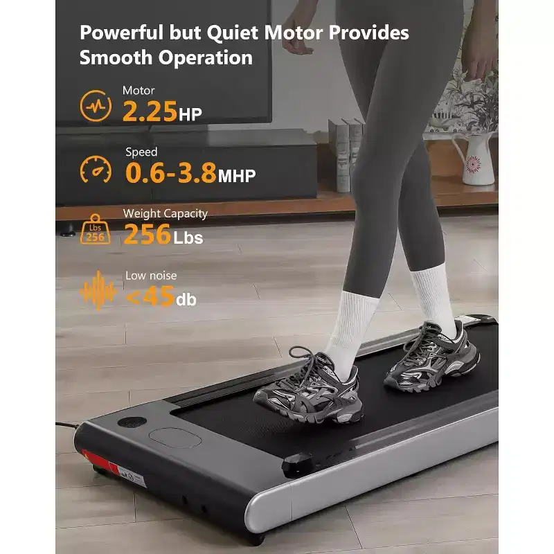 2.25HP Folding Electric Treadmill for Home Office, Space Saving, No Assembly Needed, Portable Treadmill for Office Home Exercise