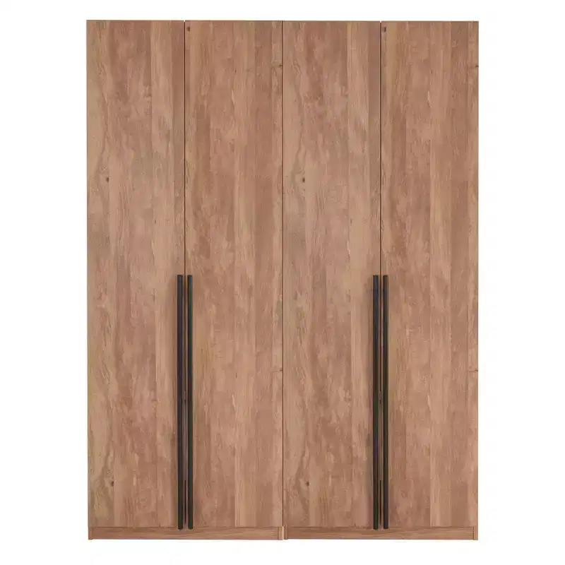 Lee 2 Door and 4 Shelf Wardrobe Closets