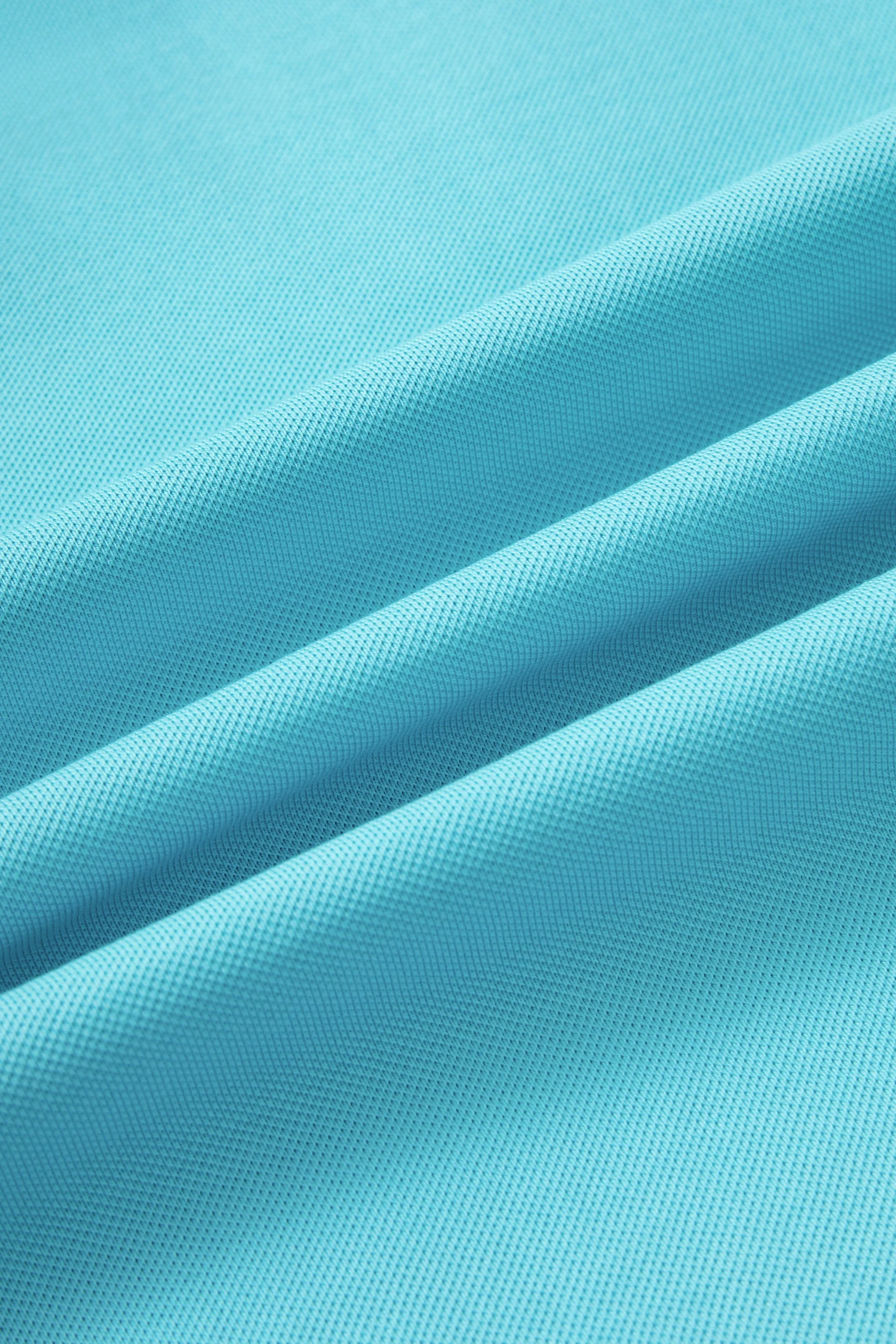 3-Button Pique Polo – Capri
