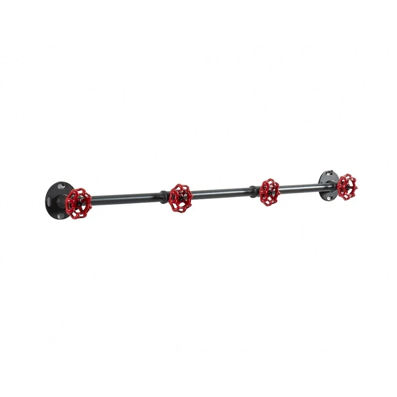Cambria Industrial Sand Black Wall Coat Rack by Furniture of America