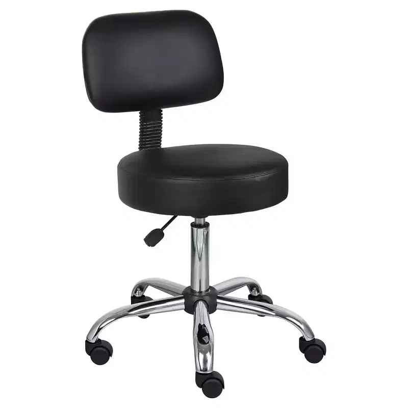 Medical Stool with Back Cushion - Boss Office Products