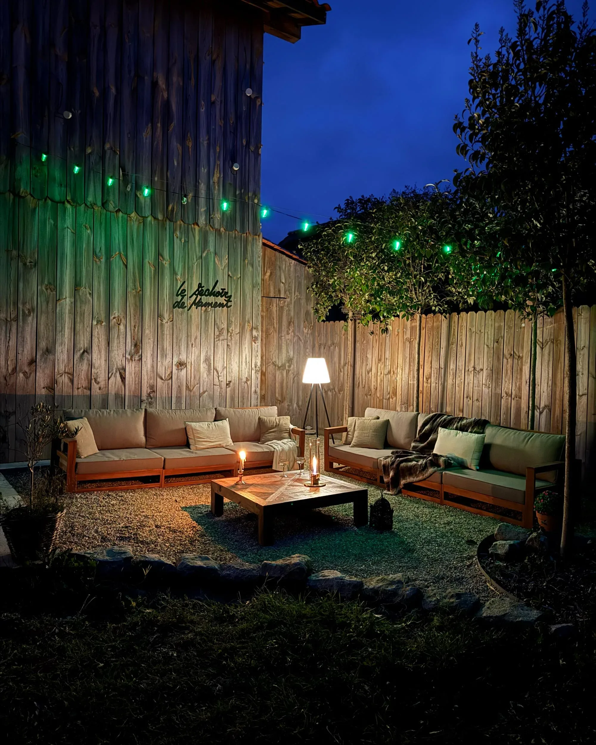 Stringa di luci LED per esterni con App Multicolore