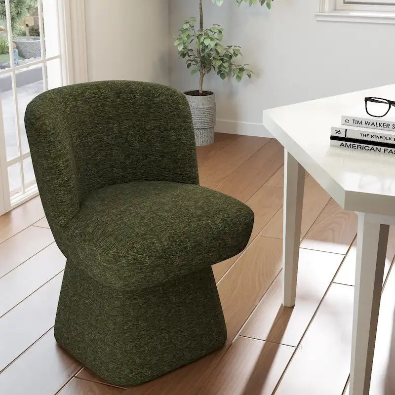 Fabric Upholstered Dining Chairs Set of 2