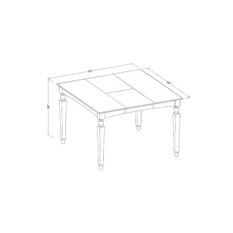 Square Counter Height Dining Table With Butterfly Leaf