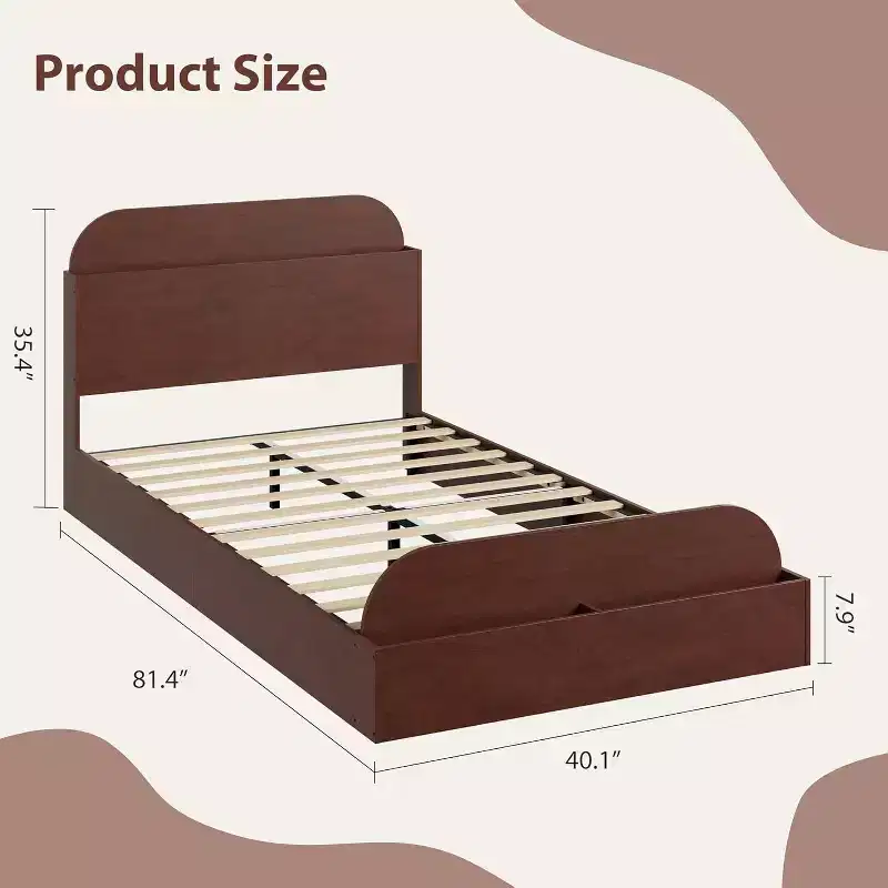 Acekool Twin Daybed with Trundle, Upholstered Sofa Bed Frame with Storage Drawers, Modern Couch Bed for Living Room or Bedroom
