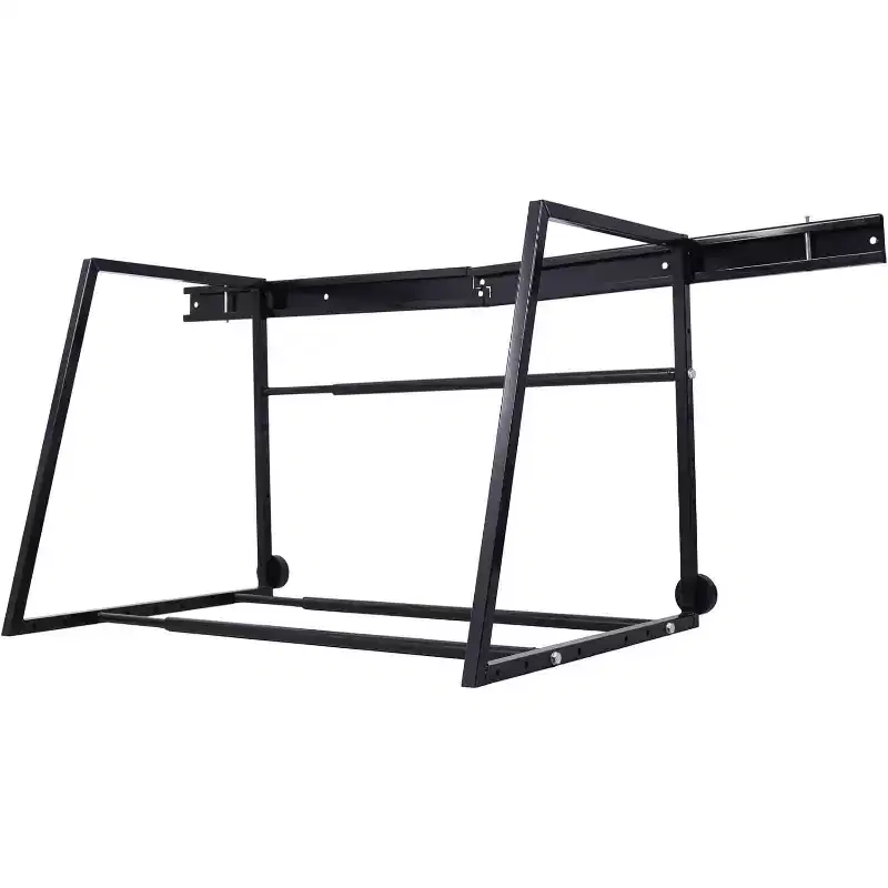 Heavy-Duty Adjustable Garage Wall Storage Rack - Multi-Tire Holder for Organized Garage Storage (Black, 64.5*28*28inch)