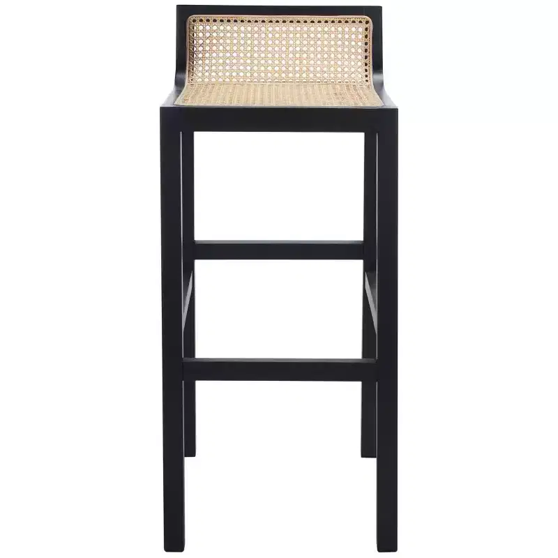 Saito Low Back Cane Bar Stool - BST9501 - Safavieh