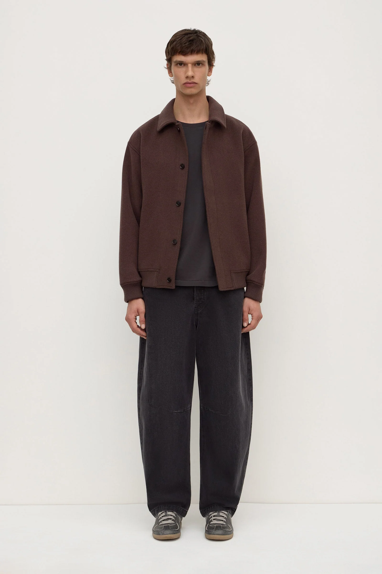 Ganache Wool Bomber Jacket