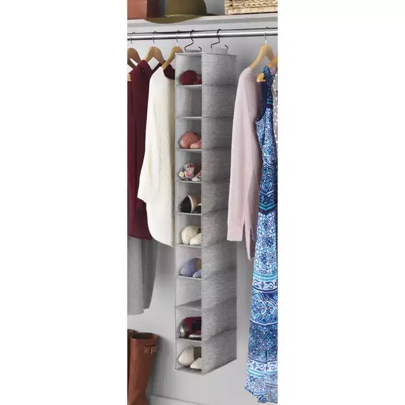 52 in. H x 11 in. W Fabric Hanging Shoe Organizer