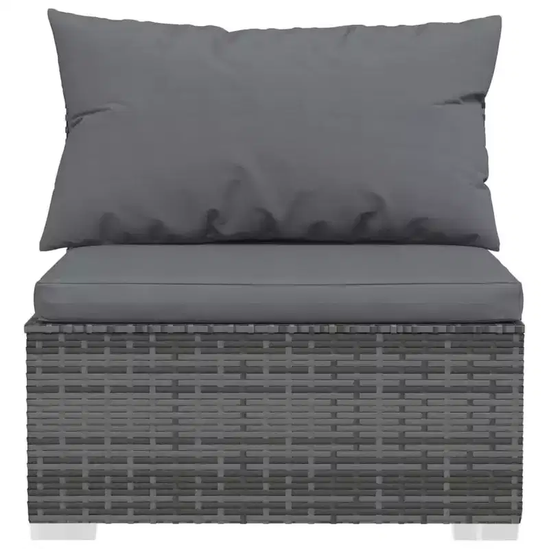 vidaXL Garden Lounge Set PE rattan Large Modular