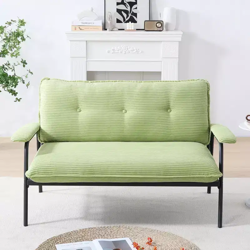 Inch Green Sofa Easily Handing Various Scenarios for Small Apartment Living Room Bedroom