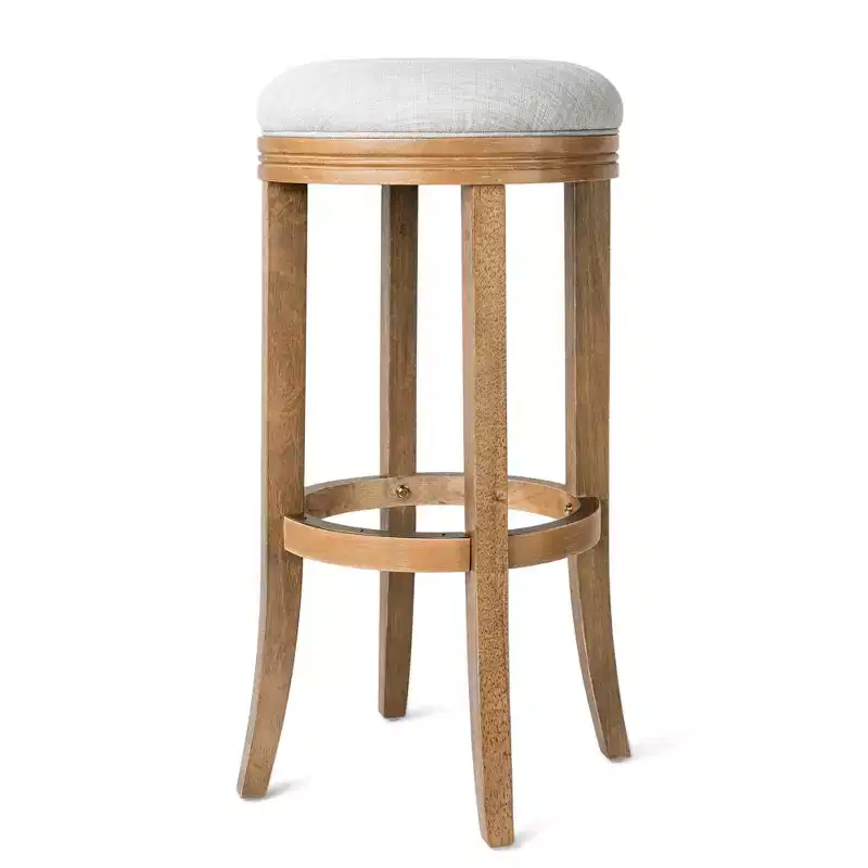 Maven Lane Eva Kitchen Bar Stool with Fabric Upholstery 31