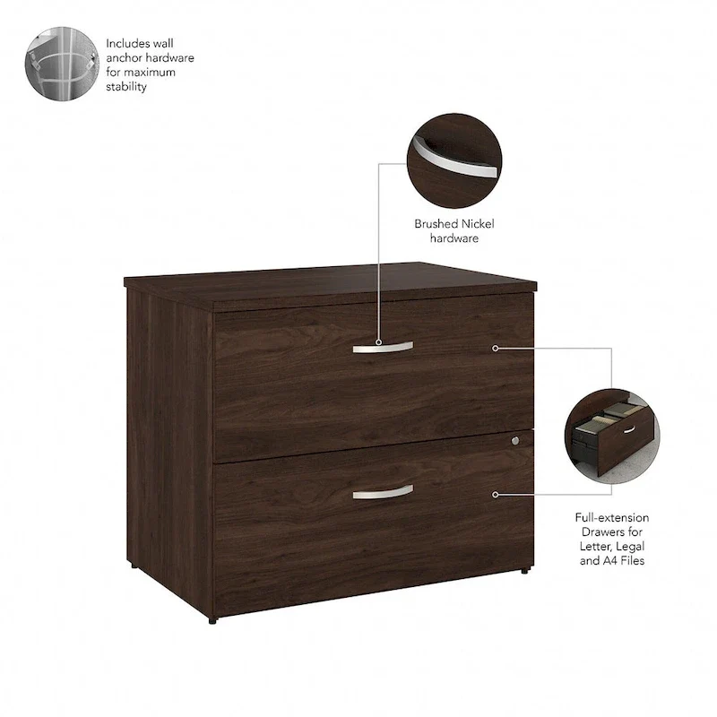 Hybrid 2 Drawer Lateral File Cabinet by