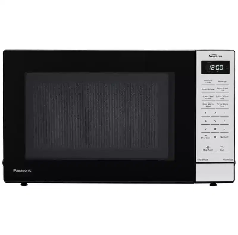Refurbished: Panasonic NN-SN68QB 1.2 cu. ft. 1250W Inverter Microwave, Black  Manufacturer Refurbished