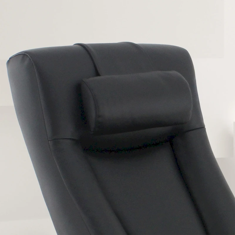 Relax-R Hamilton Recliner and Ottoman with Pillow Top Grain Leather