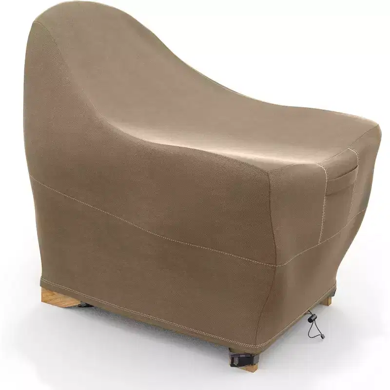 KHOMO GEAR Premium Adirondack Patio Chair Cover  Brown, Durable, Weatherproof, UV Resistant, Protection from Rain & Dust