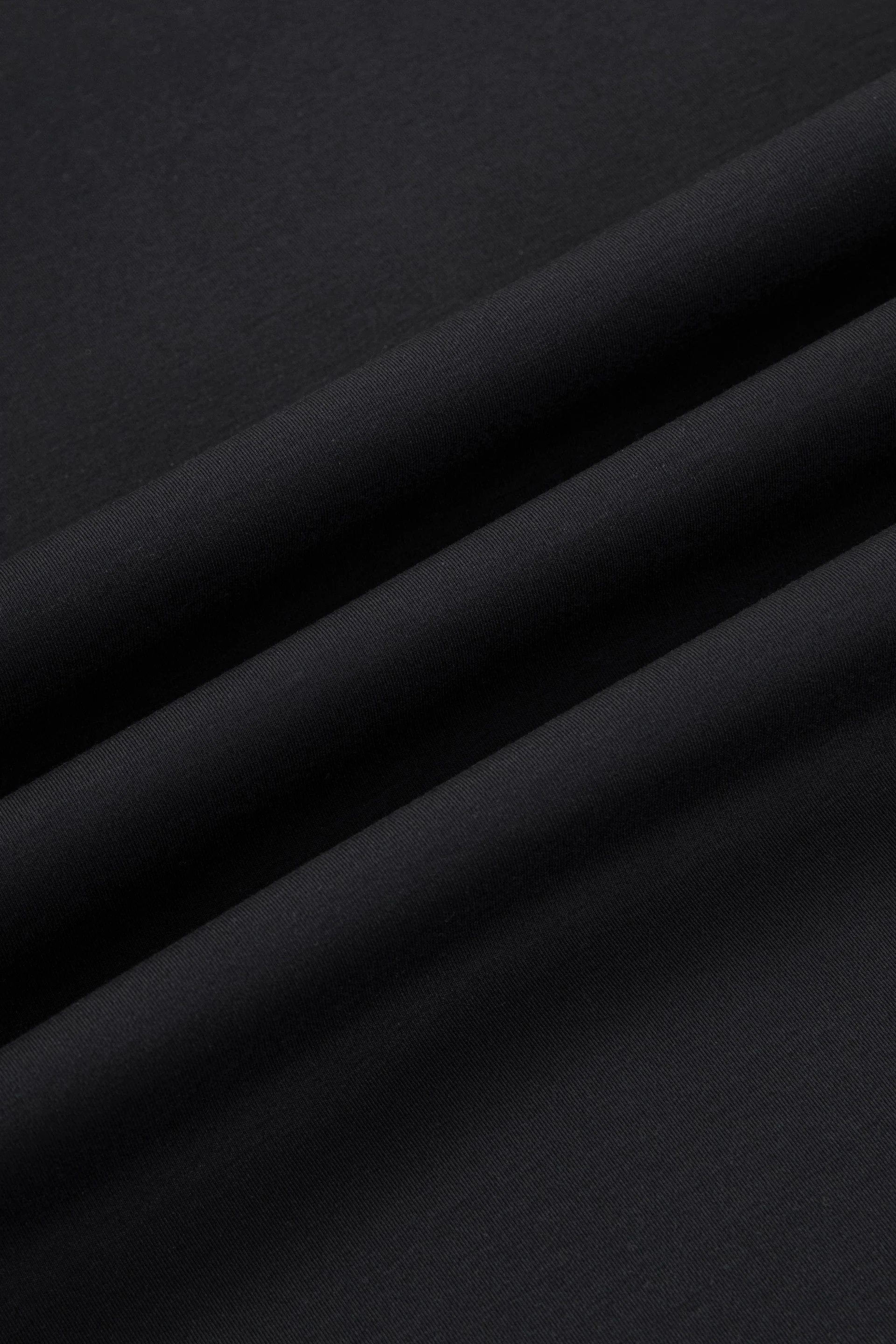 Seamless Stretch Polo – Black