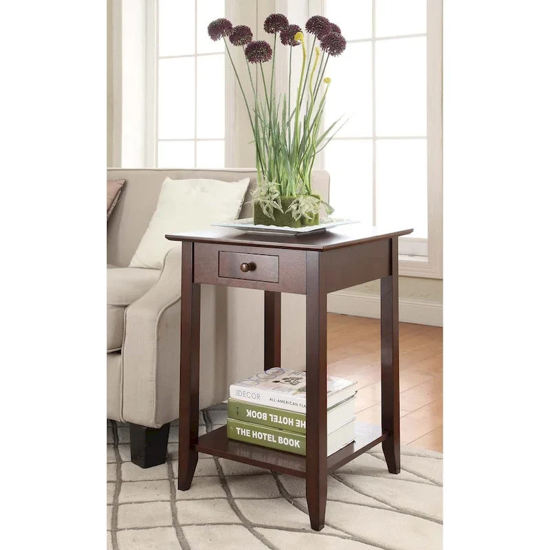 1 Drawer End Table with Shelf