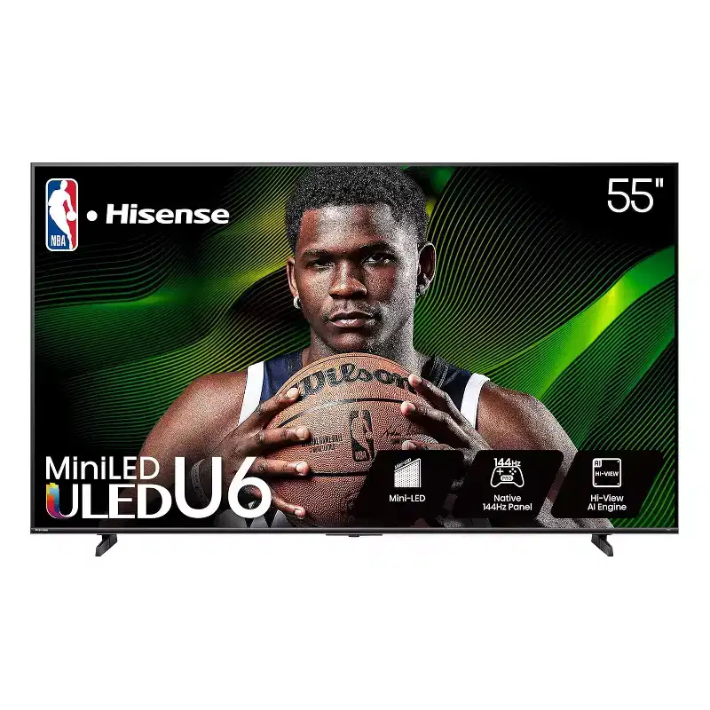 Hisense - 55 Class U6 Series MiniLED QLED UHD 4K HDR Smart Fire TV