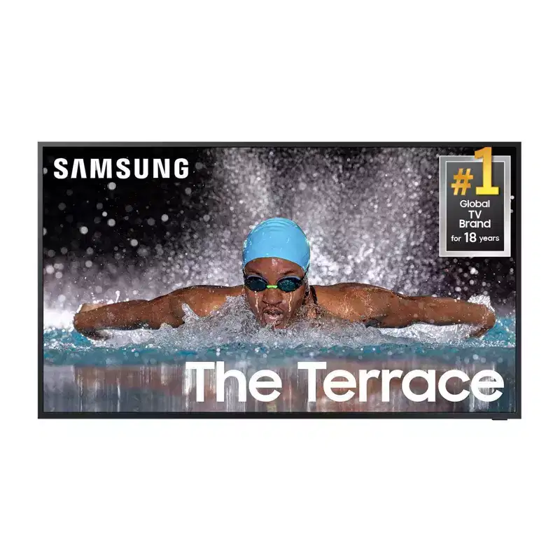 Samsung 75 Class LST7D The Terrace Partial Sun Neo 4K QLED Smart TV - Black QN75LST7D: HDR10+, 120 Hz Refresh Rate, Voice Assistant