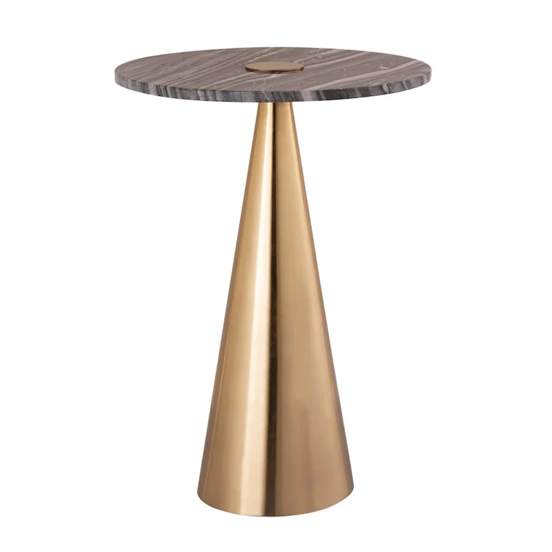 Addyson Marble Side Table - 16W x 16D x 22H