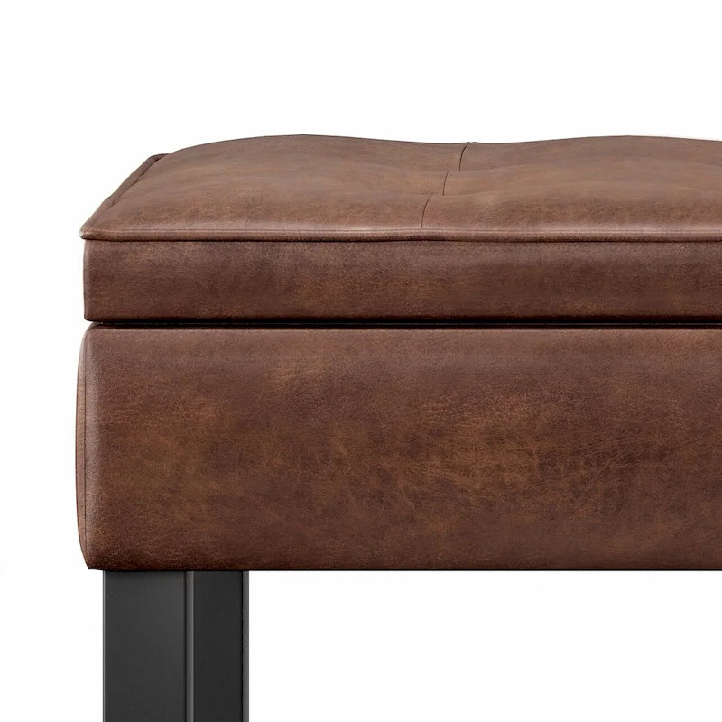 44 inch Wide Transitional Rectangle Ottoman Bench