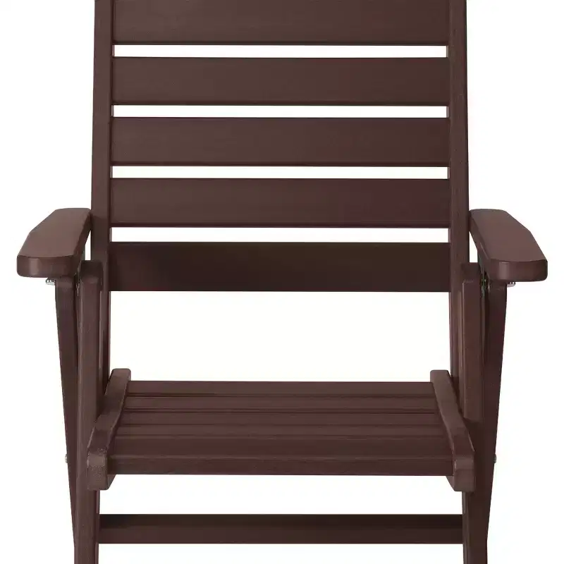 WestinTrends Malibu HDPE Adjustable Highback Folding Patio Dining Chair