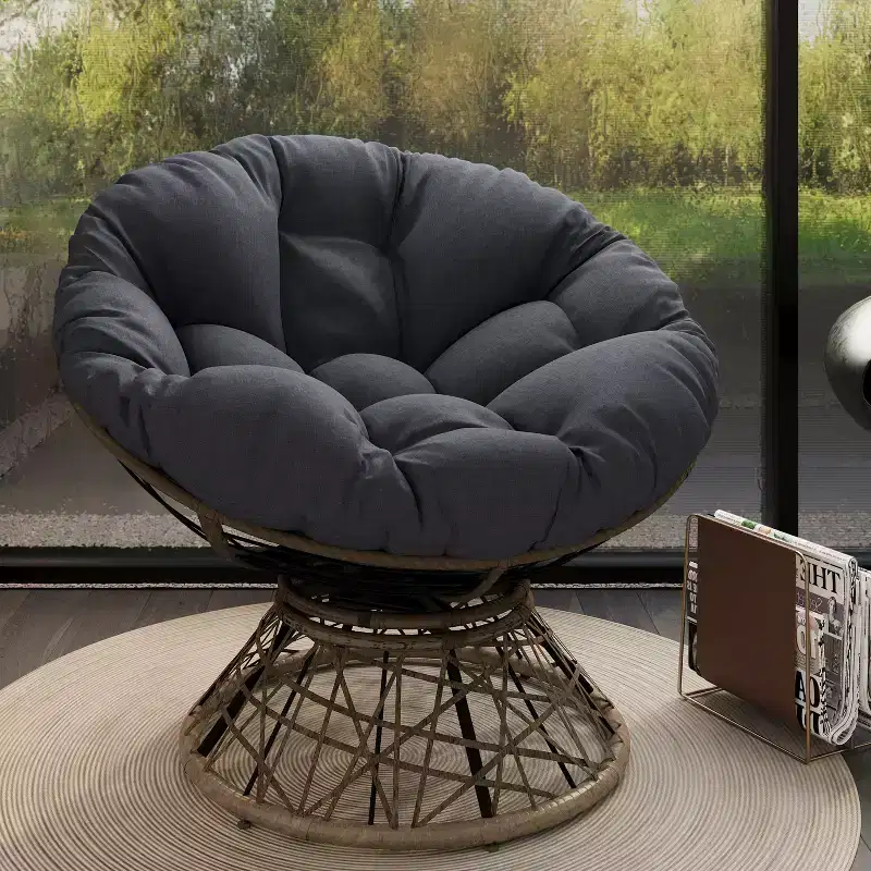 Modern Swivel Accent Chair, 41.5