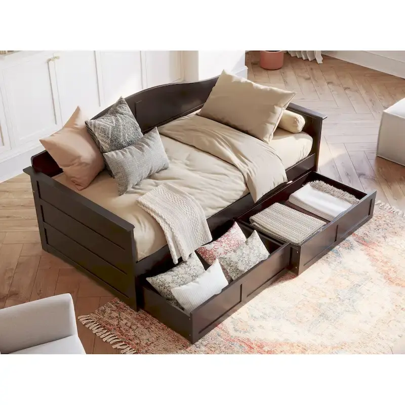 End Table with Open Shelves, Industrial Style, Living Room Side Table with Storage