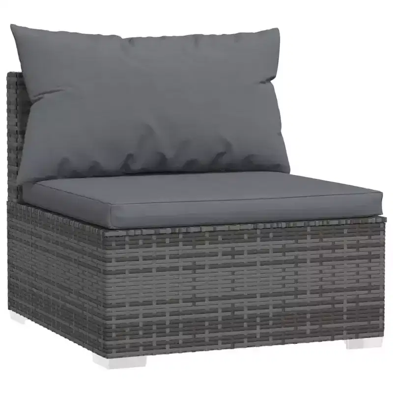 vidaXL Garden Lounge Set PE rattan Large Modular