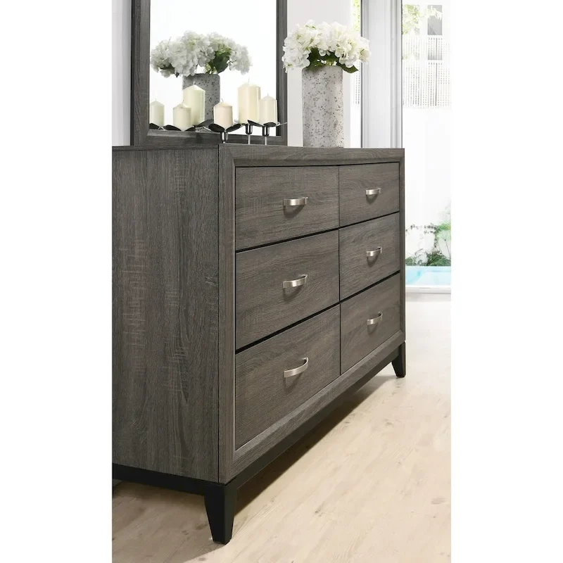 Roundhill Furniture Stout Panel Contemporary 5-piece Bedroom Set