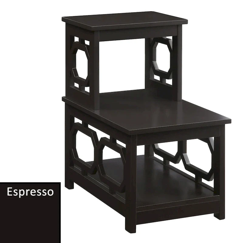 2-Tier L-Shaped End Table