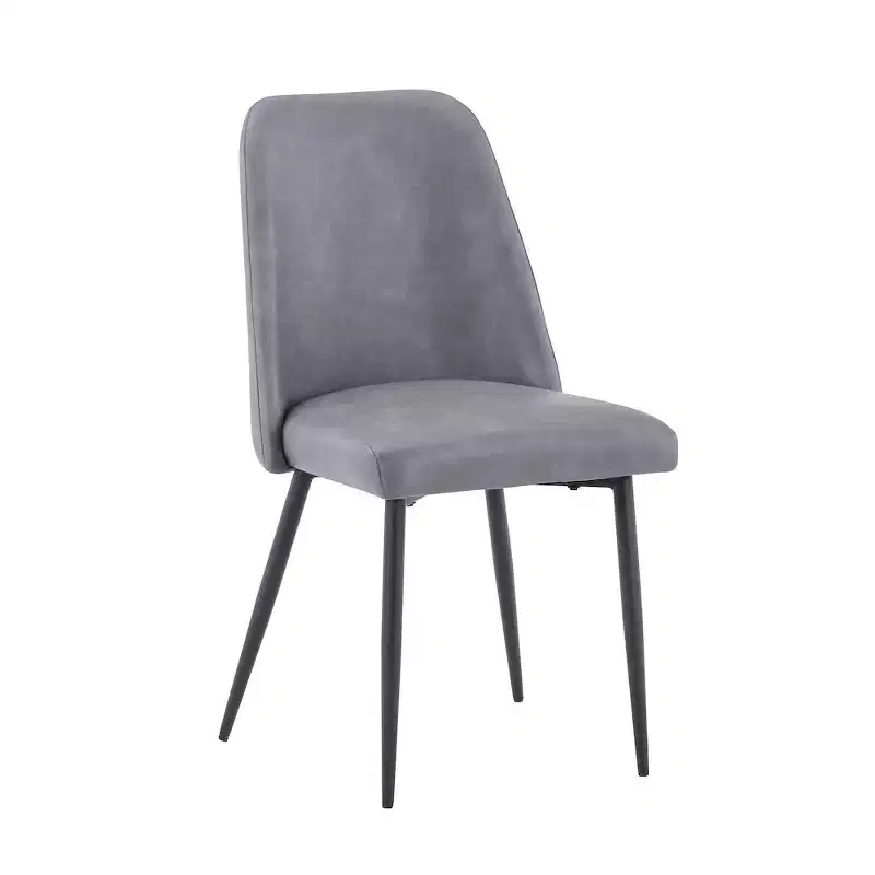 Jofran, Maddox Mid-Century Modern Faux Leather Upholstered Dining Chair (Set of 2)