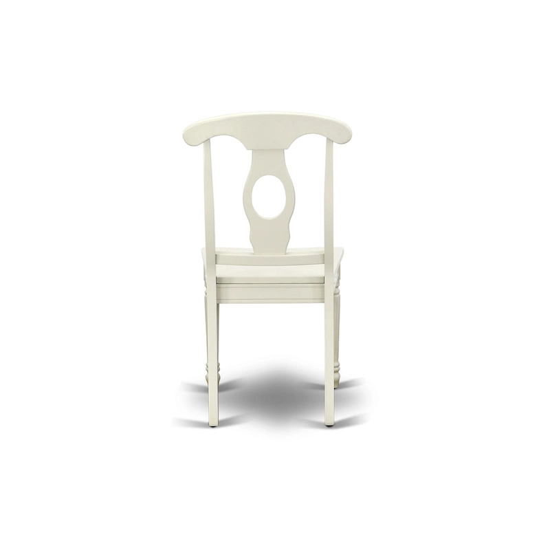 East West Furniture Dining Set- a Rectangle Dining Table and Kitchen Chairs, Linen White (Pieces Option)