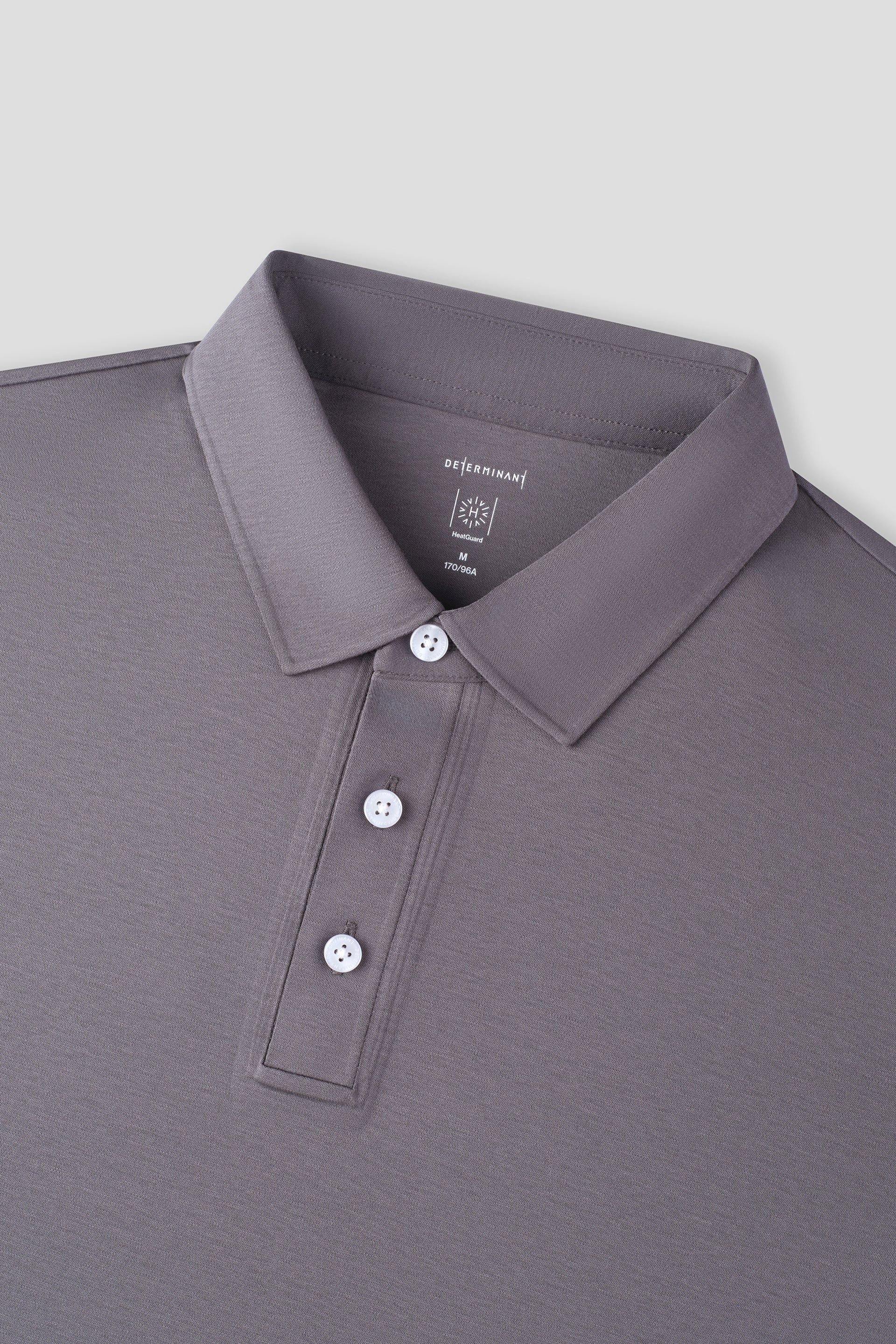 Long Sleeve Polo – Grey