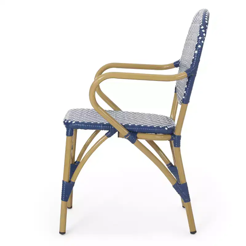 Christopher Knight Home Paul Patio French Country Rattan Bistro Chairs (Set of 2)