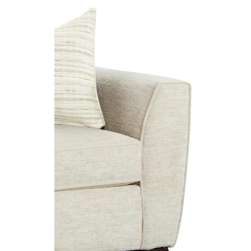 Vibrant Vision Oatmeal Stationary Sofa