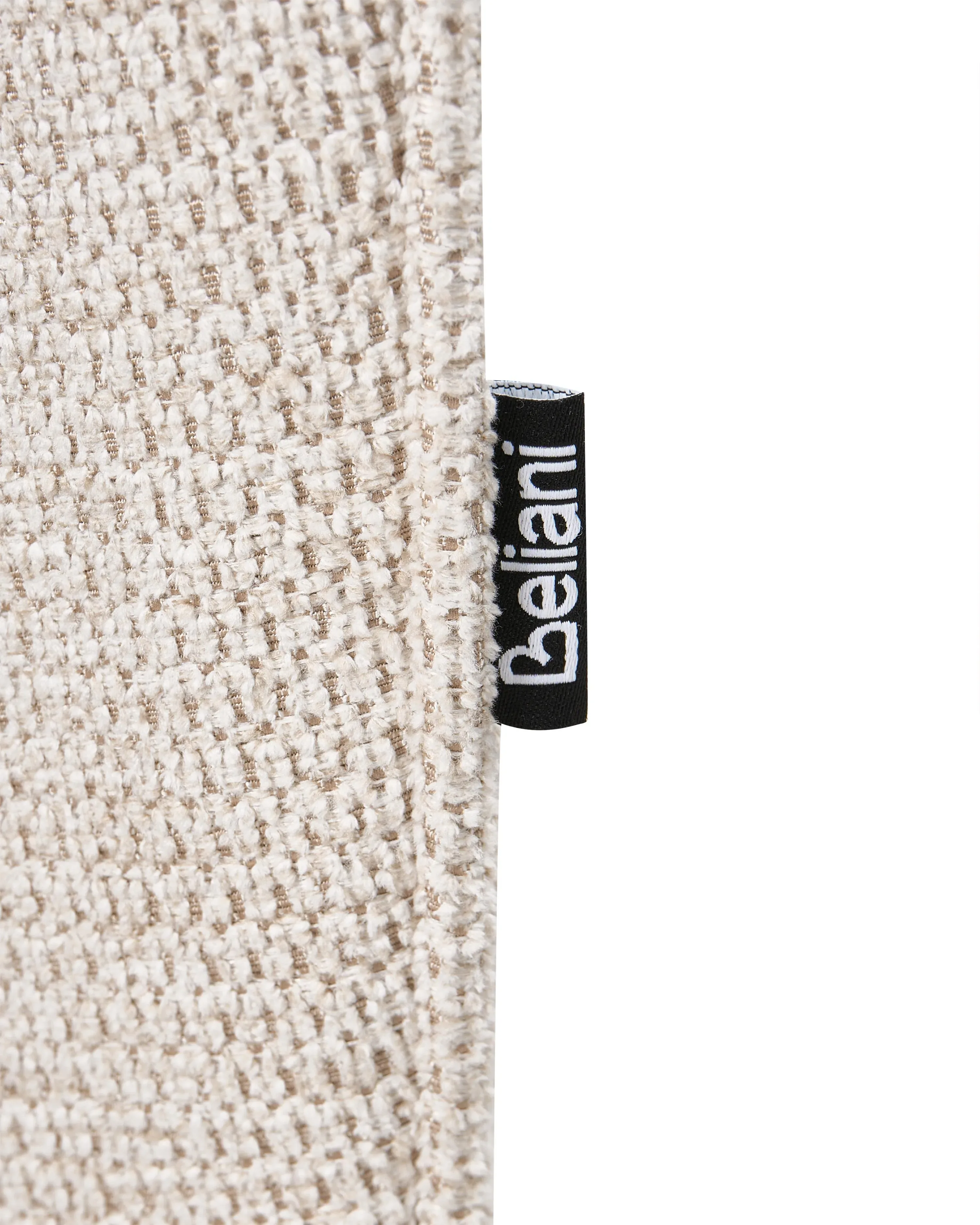 Set di 2 sedie da pranzo Tessuto Beige chiaro