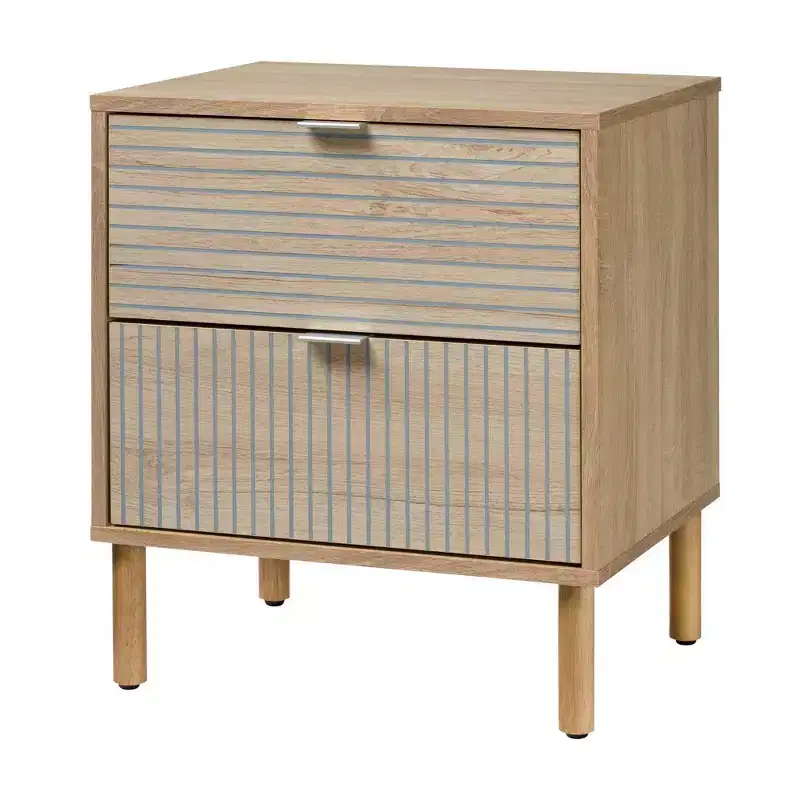 Merk 2 Drawer Nightstand - Sango