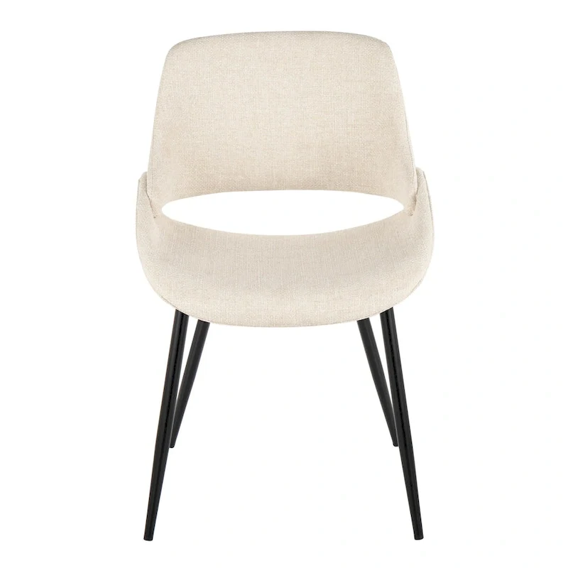 Carson Carrington Svellingen Dining Chair with Tapered Metal Legs (Set of 2)