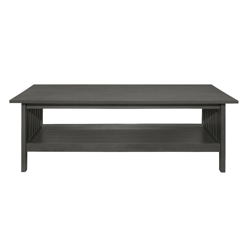 Wiston 3 Piece Table Set, 1 Coffee Table, 2 End Tables, Antique Gray Wood