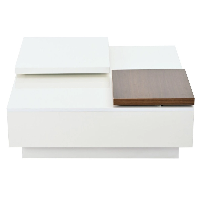 Modern Square Wood Coffee Table