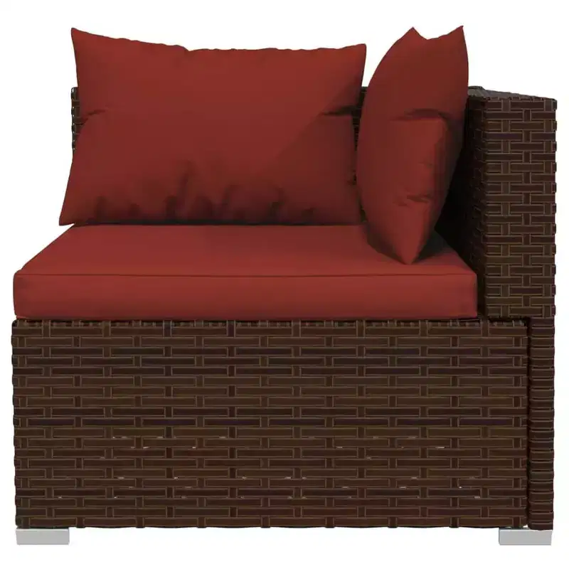 vidaXL Garden Lounge Set PE rattan Large Modular